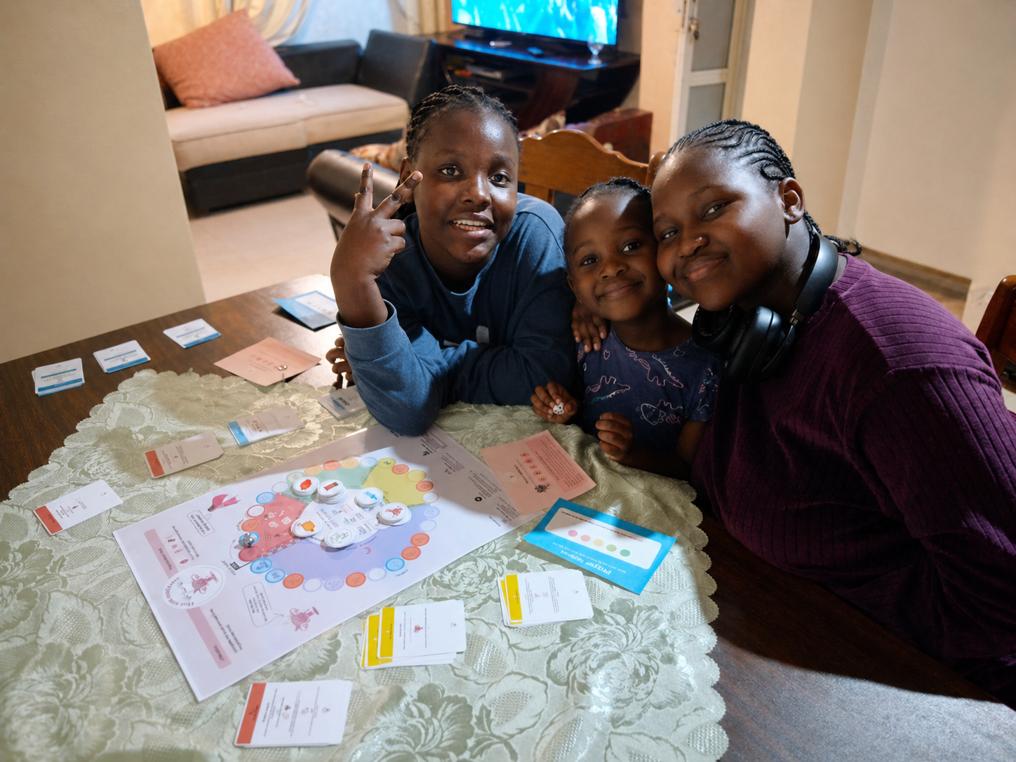 Learners during a facilitated session